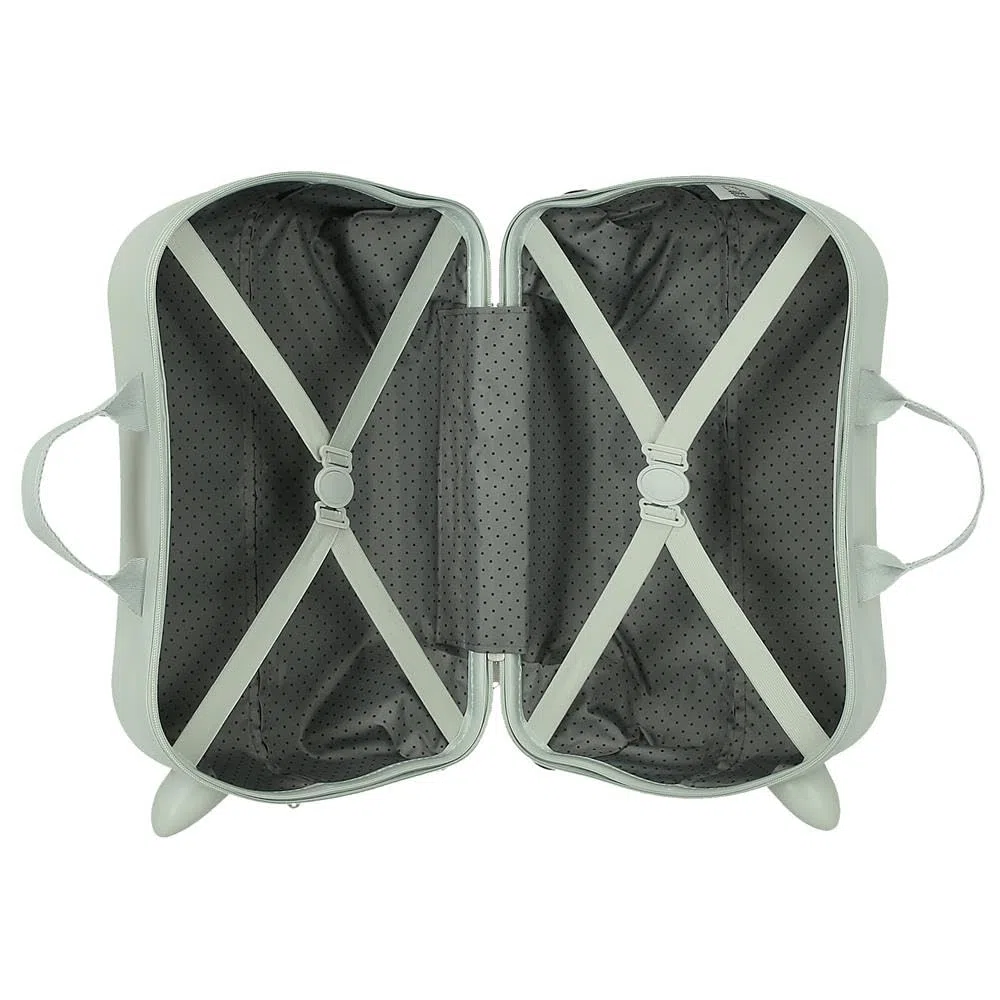 Roll Road Happy Valigia per Bambini Rigida Chiusura a combinazione Laterale 4 Ruote Bagaglio a Mano è realizzato in ABS, un materiale rigido e leggero