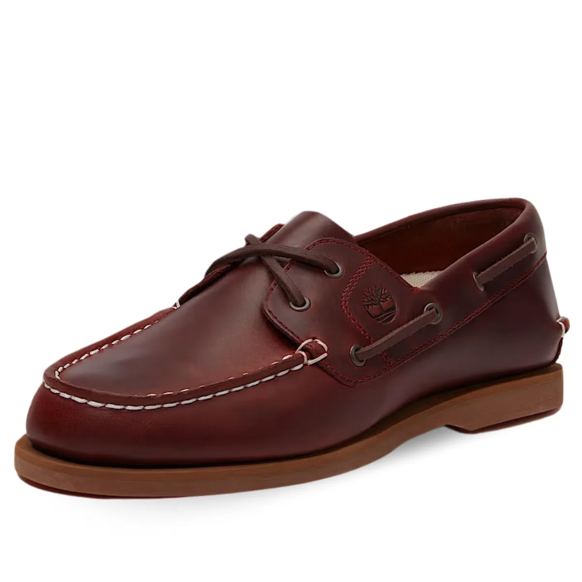 Timberland 0A2Q9X Classic Boat Burgundy Full Grain Scarpe per Donna in Pelle