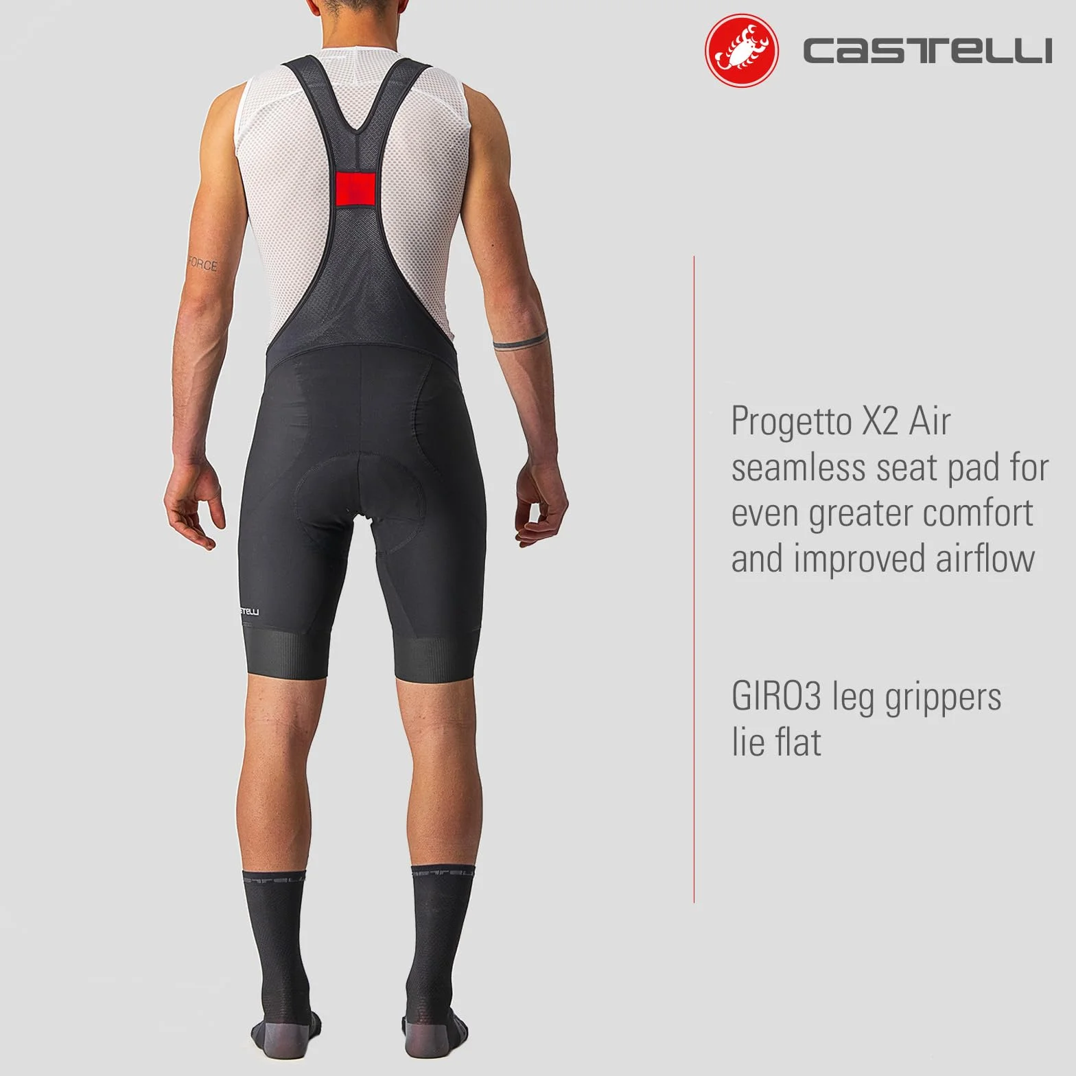 CASTELLI Men's Endurance 3 Bibshort Shorts
