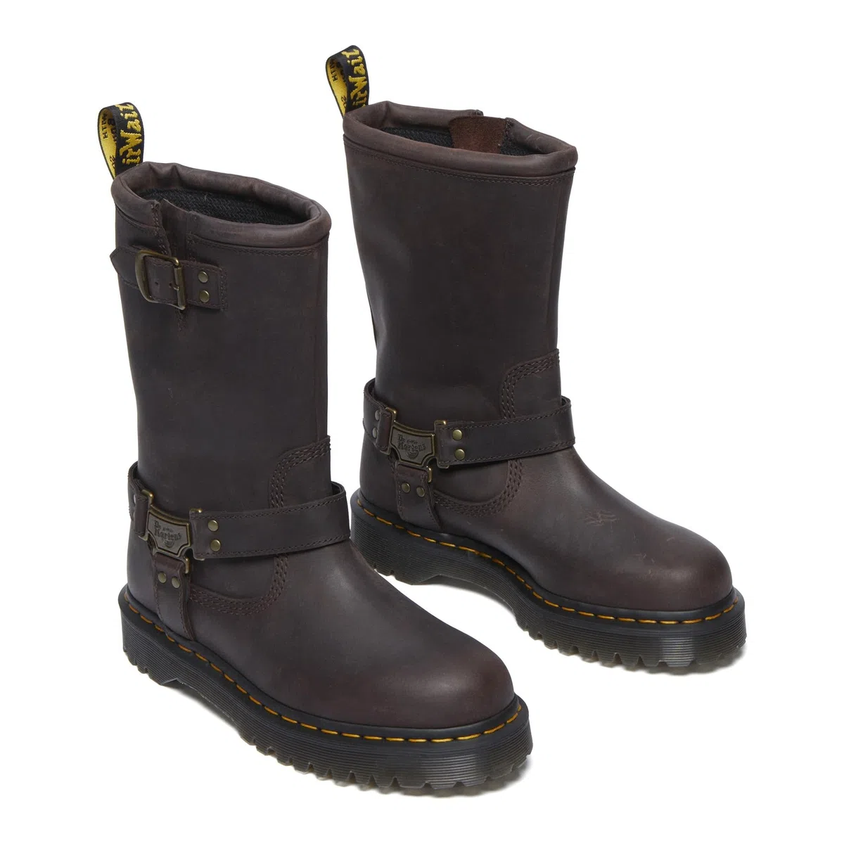 Dr. Martens Stivali Anistone Hi Codice 31901201 Marrone Donna