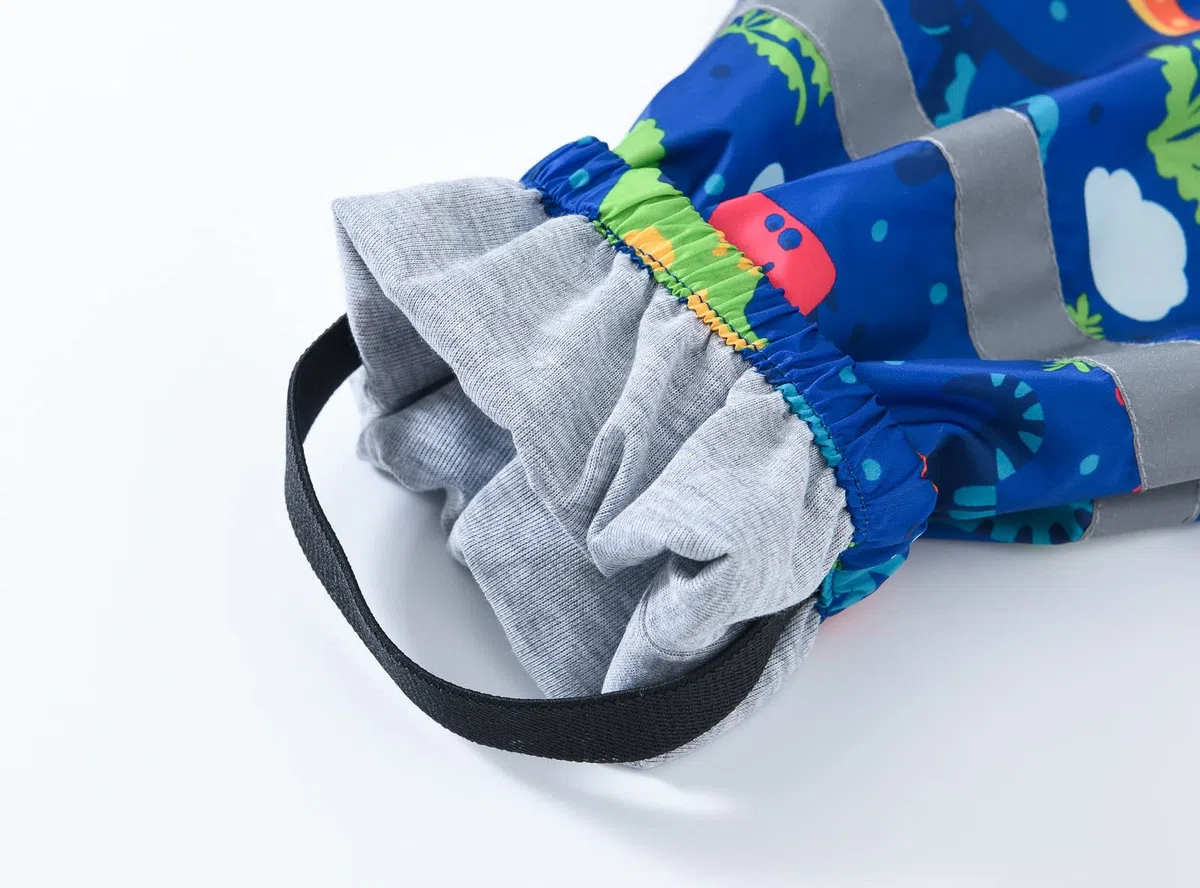Pantaloni Antipioggia per Bambini Pantaloni Impermeabili Antipioggia Bambina Pantaloni Anti-Fango per 2-9 Anni