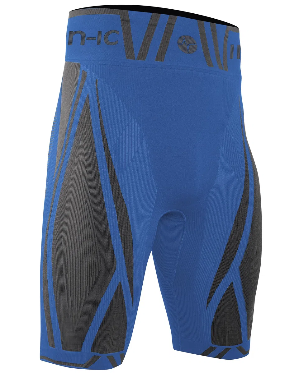 Iron-Ic - Pantaloncini Tecnici Unisex A Compressione Traspiranti E Antibatterici, Scaldamuscoli per Alta Prestazione in Gara E Allenamento - Art. 400810