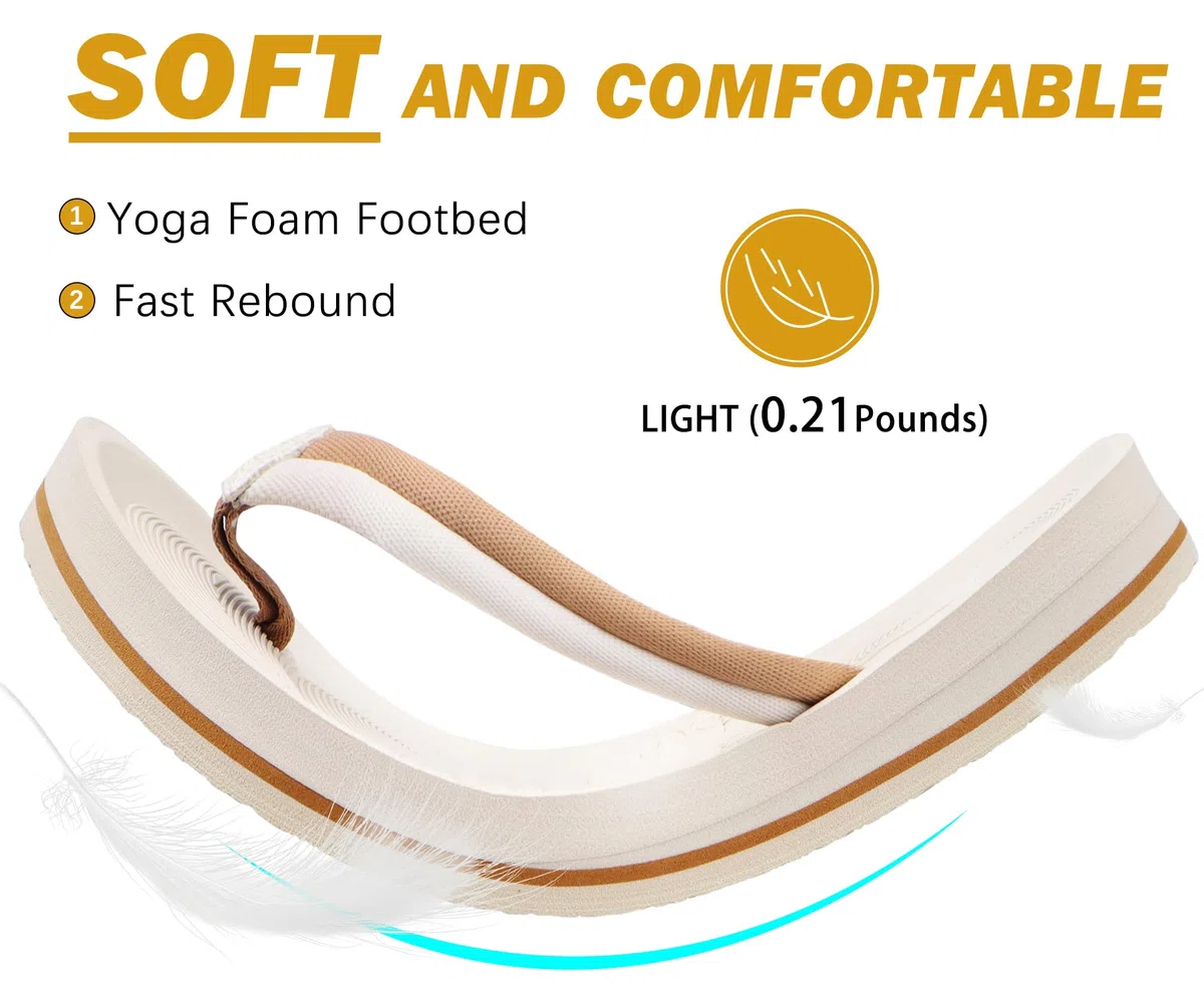 COFACE Infradito Donna Moda Estive Comode Ciabatte Supporto Arco Plantare Flip Flop Mare Aperte Sandali Infradito da Spiaggia Piscina