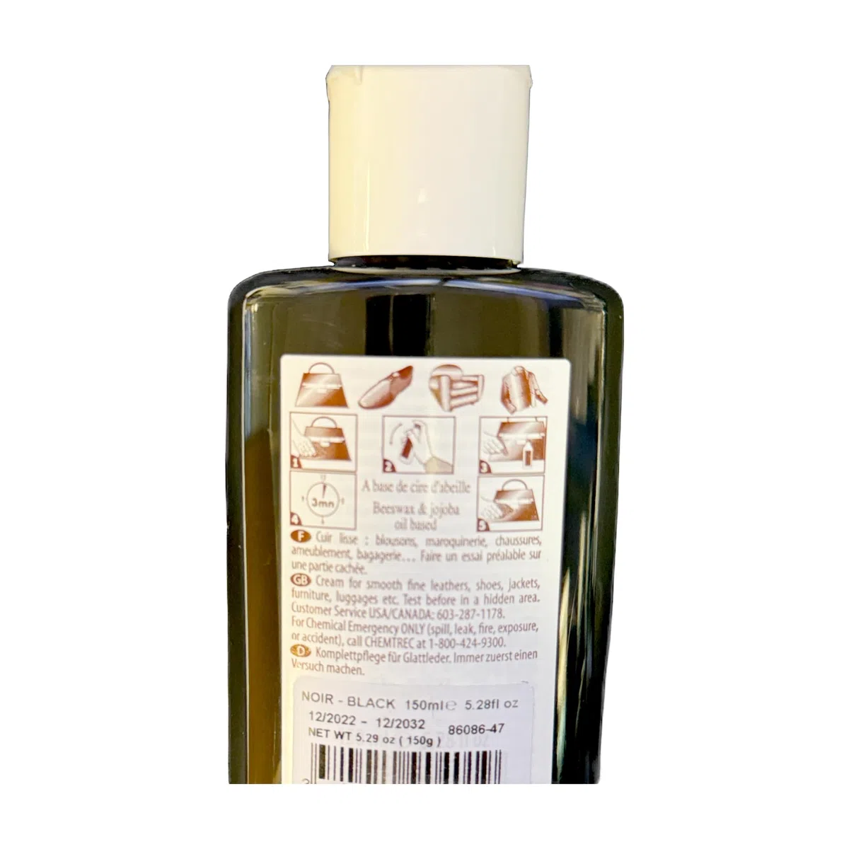 Saphir Creme Universelle - lozione per pelle liscia Nero - 150ml