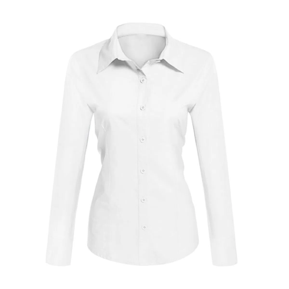 Toocool - Camicia Donna Slim Fit Manica Lunga Camicetta Blusa Aderente Cotone C-S020