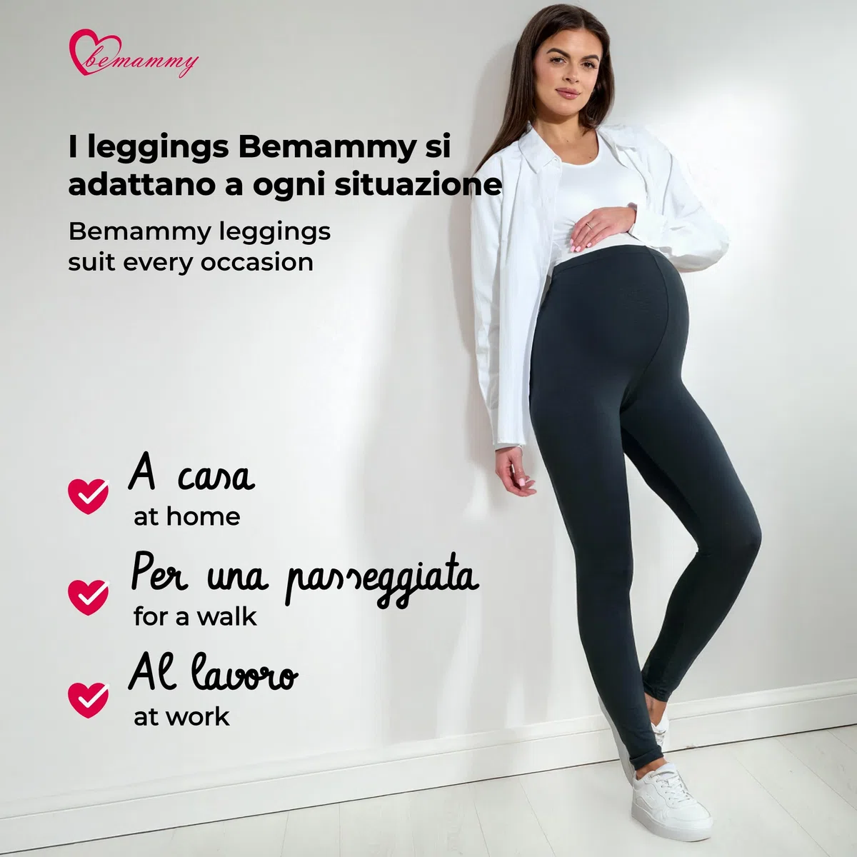 Be Mammy Leggings Premaman Lunghi BE20-230