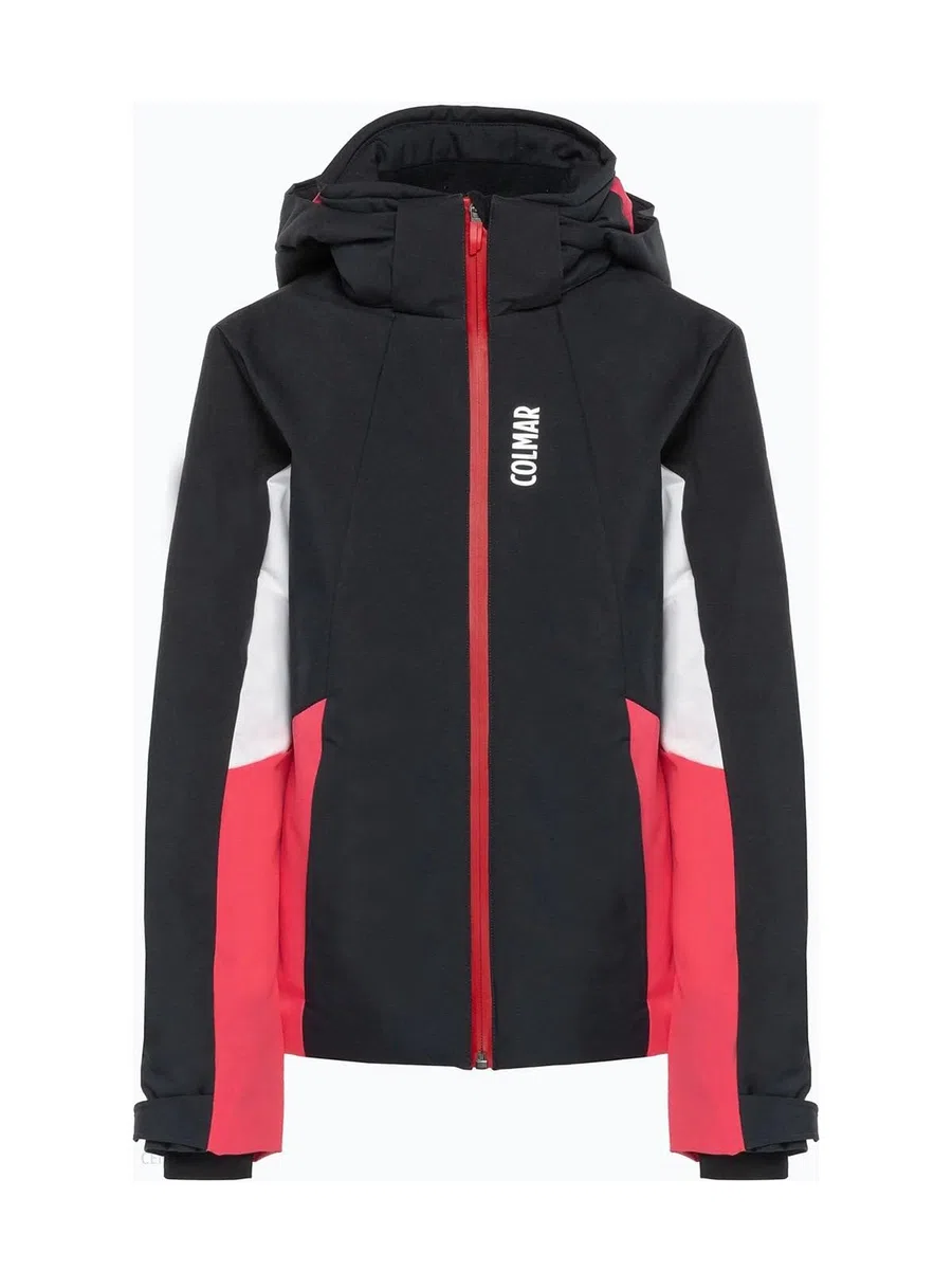 Colmar Giacche Ragazza Giacca da Sci Teens Colorblock in Ovatta - Nero