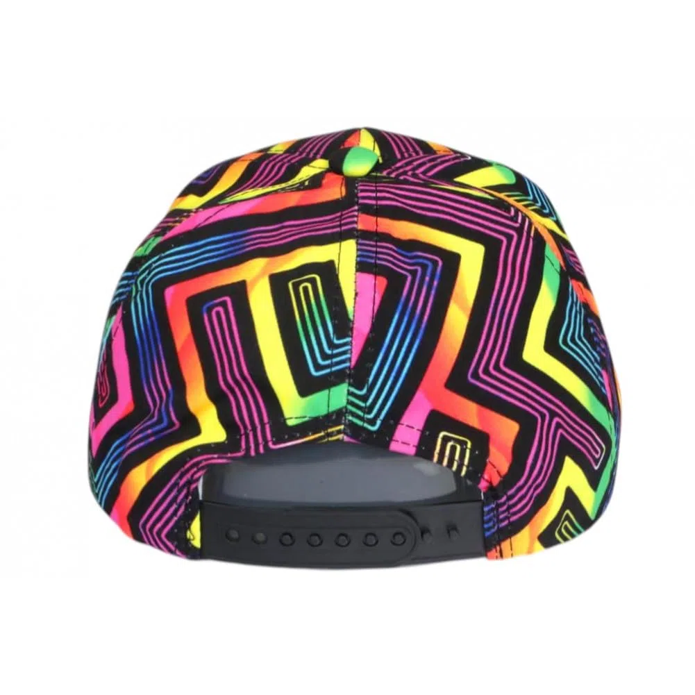 Berretto da bambino Fluo stile Graffiti PopArc in Cielo ultra colorato 7-12 anni - Ragazzo