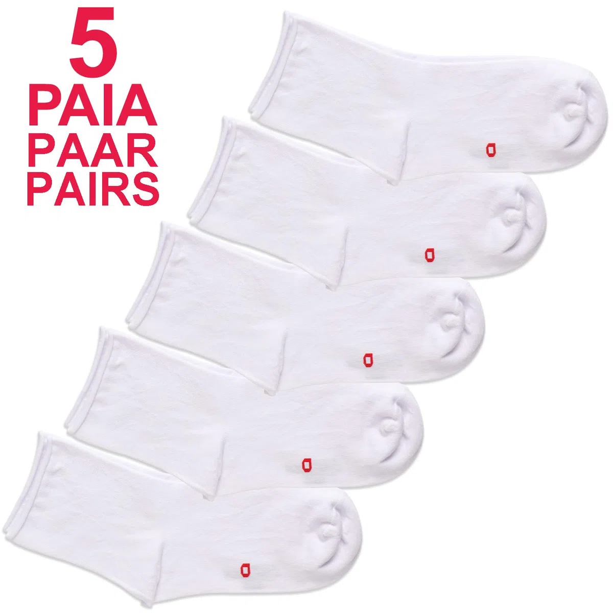 alber’s SENSITIVE – 5 Paia Calze Donna in Cotone con Polsino Estensibile, Senza Elastico, Super Comfort