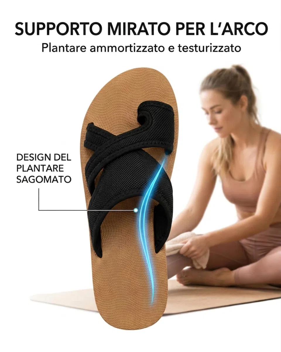 Ciabatte Ortopediche Donna Estive 2026, Sandali Eleganti e Comodi in Mesh Traspiranti, Con Anello per Alluce Valgo, Leggeri Antiscivolo, Moda Casual Multiuso per Casa e Spiaggia