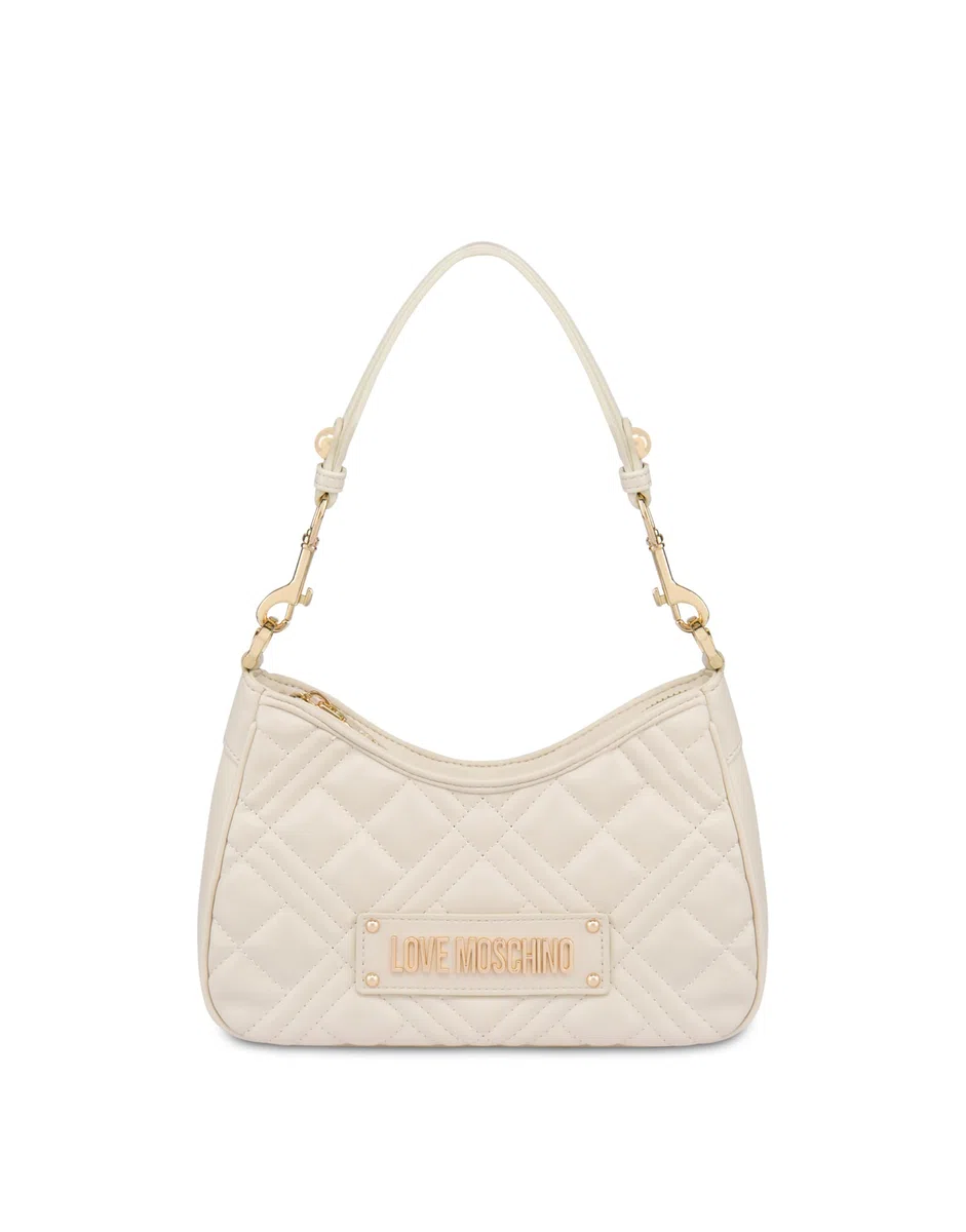 Love Moschino BORSA QUILTED PU AVORIO
