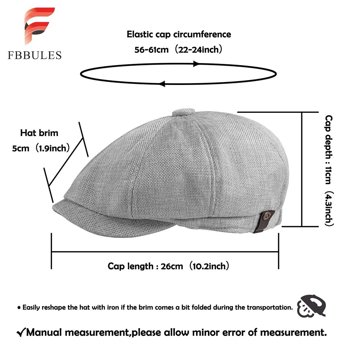 Berretti Piatti Cappello Gatsby A Spina Pesce 8 Pannelli Berretto Strillone Baker Boy Cappelli Irlandesi Dell'edera Moda per Uomini Donne con Fascia Elastica