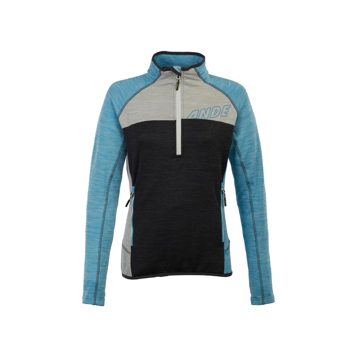 Ande Qualido Lady Half Zip Maglia Lunga Donna