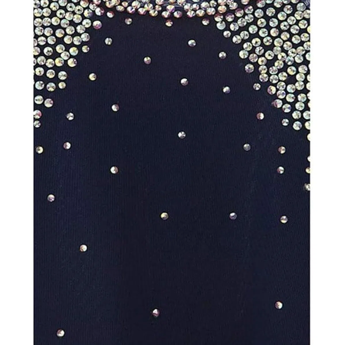 Abito da Prestazione da Pattinaggio Artistico su Ghiaccio Donna Costume da Pattinaggio a Rotelle su Ghiaccio a Maniche Lunghe Body da Ginnastica Ritmica Eleganti con Strass