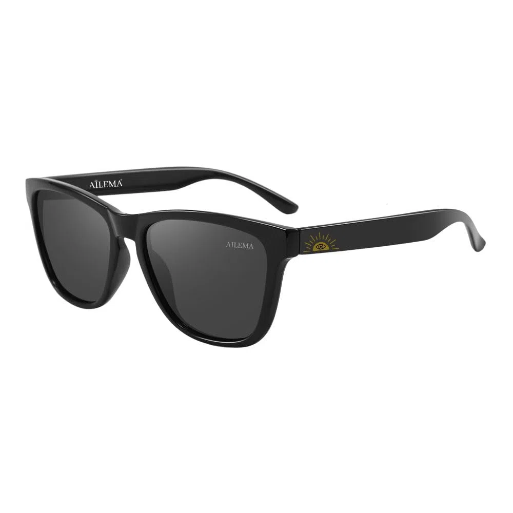 AILEMA Occhiali da Sole Unisex Polarizzati Invernali/Estive | Antiriflesso & Protezione UV400|Cerniera in Metallo Rinforzato|Eleganti Tutto l’Anno|Confezione Regalo Elegante