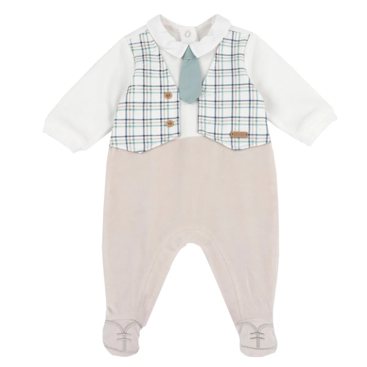 Chicco Tutine In Ciniglia Con Apertura Entrogamba Pigiama Unisex - Bimbi 0-24 (Pacco da 1)
