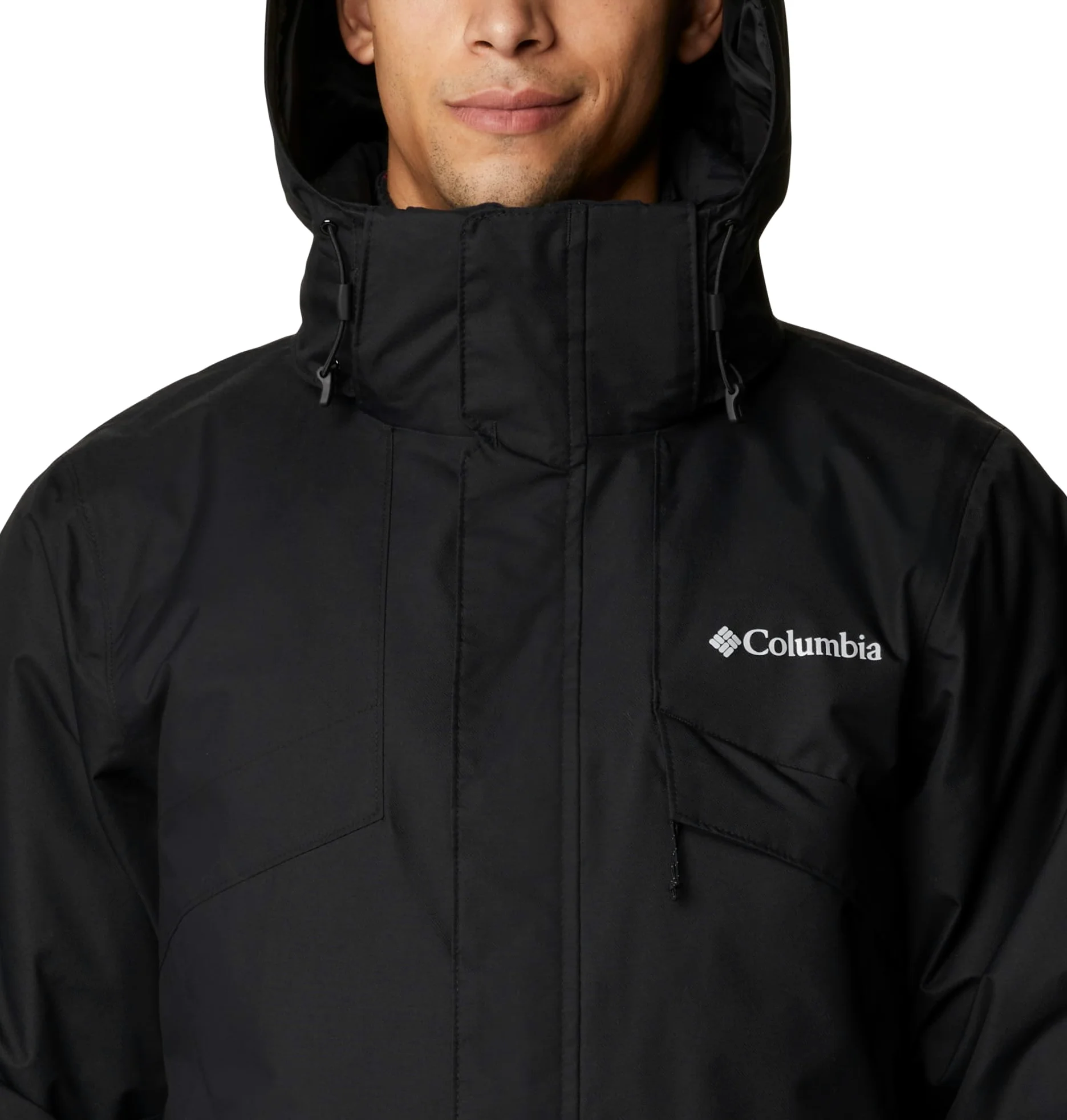 Columbia Men's Bugaboo Fleece Interchange Jacket, 3 In 1 Interchange Winter Coat, Ancient Fossil, Size L