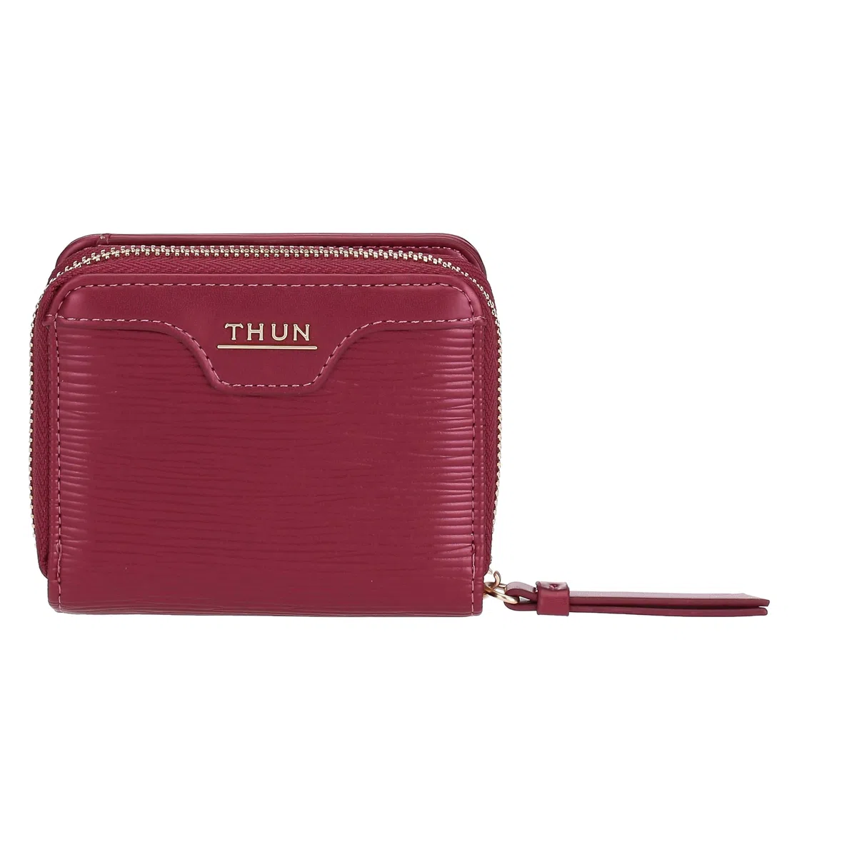 THUN - Portafoglio cherry piccolo - ecopelle - Collezione Sempre con me - 10,6 x 3 x 9,5 cm