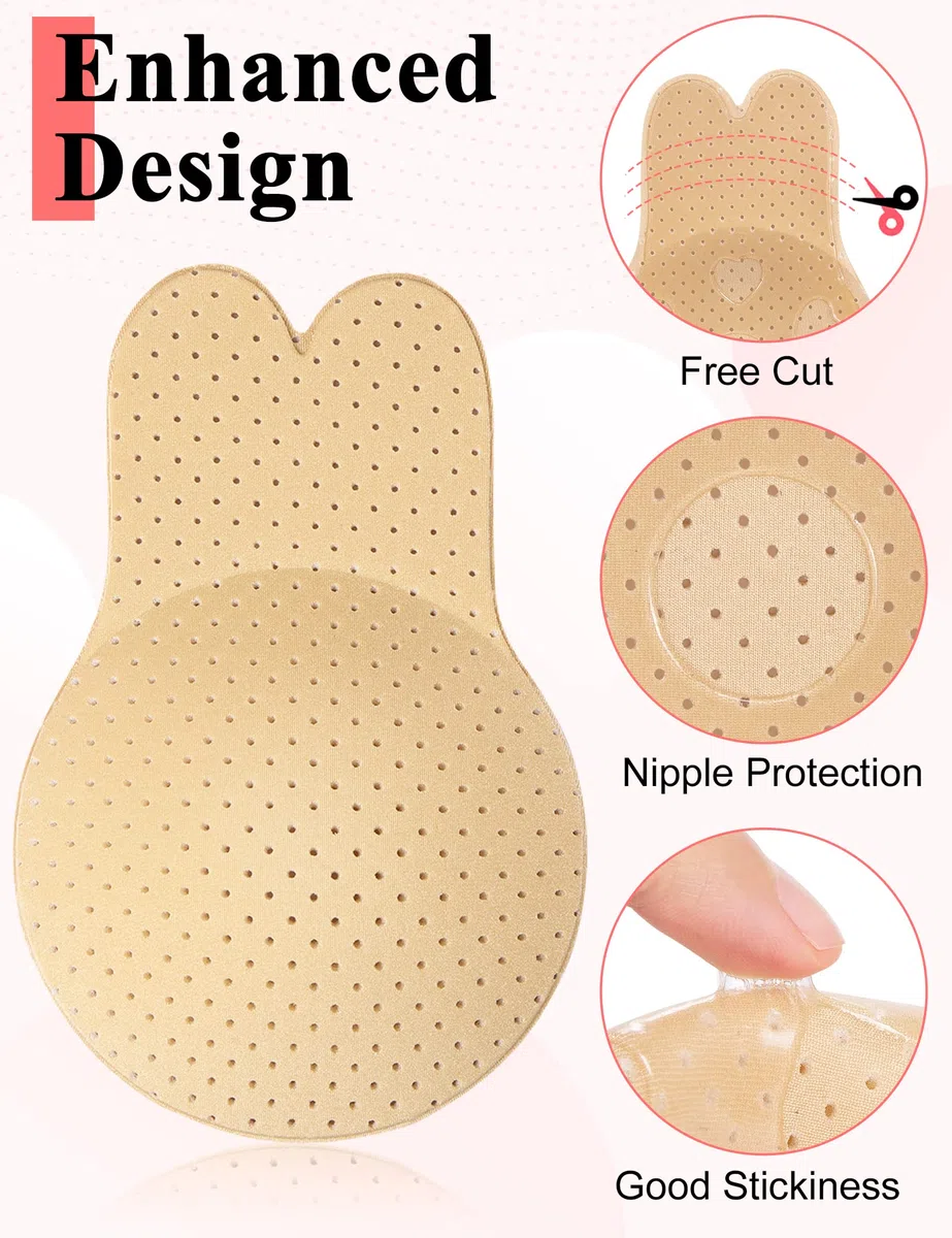 MELLIEX Reggiseno Adesivo Push-up Reggiseno Autoadesivo Senza Spalline Senza Schienale