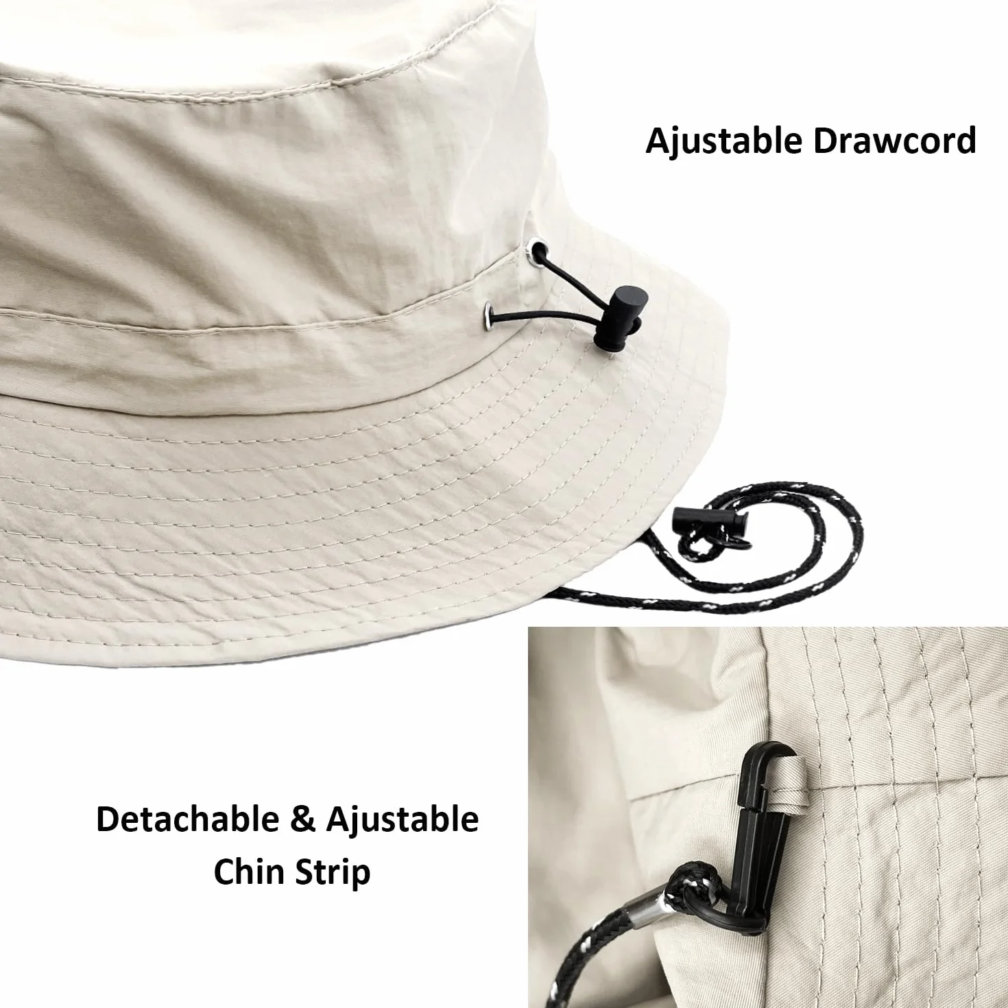 Cappello da Pescatore Sole Donna Uomo Pieghevole Cappelli Estivo Impermeabile Safari per Pesca Esterno