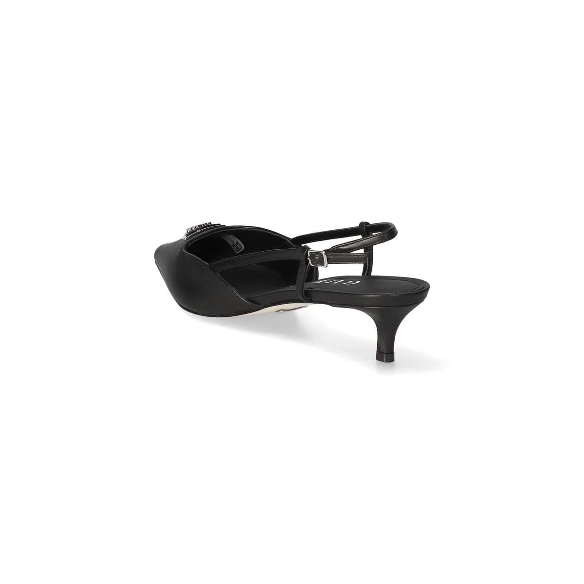 GUESS Décolleté Punta Jesson TC 40 Pelle Black DS25GU01 FLPJESLEA05