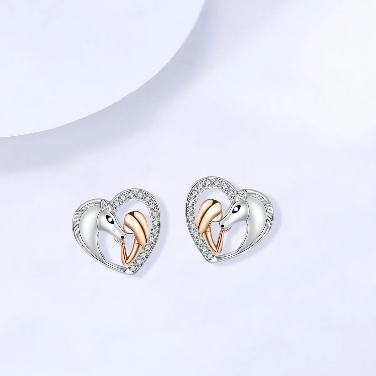 Orecchini Anallergici Donna Argento 925 Orecchini Animali Serie - Gioiello Elegante Regalo Perfetto per Doni Speciali