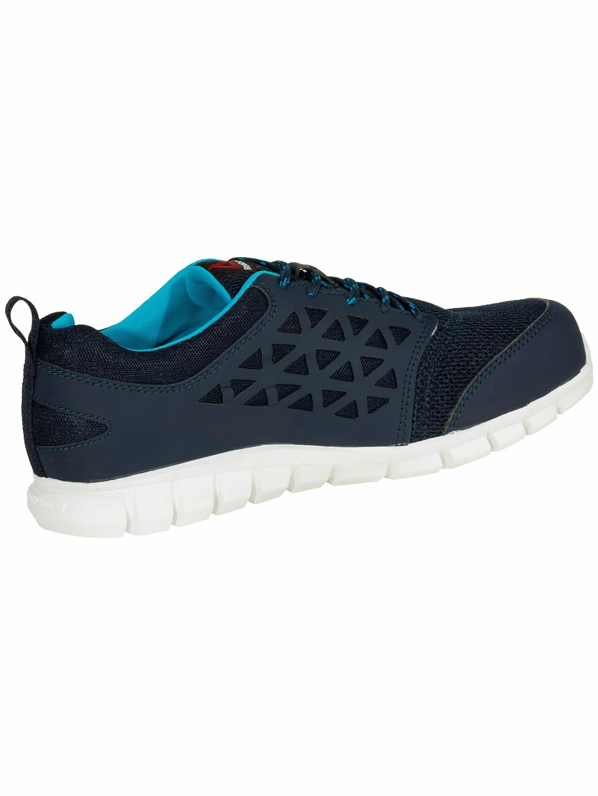 Reebok Sneakers di Sicurezza in Microfibra Blu Marino con Puntale in Alluminio S1P SRC 37 Blu Marino
