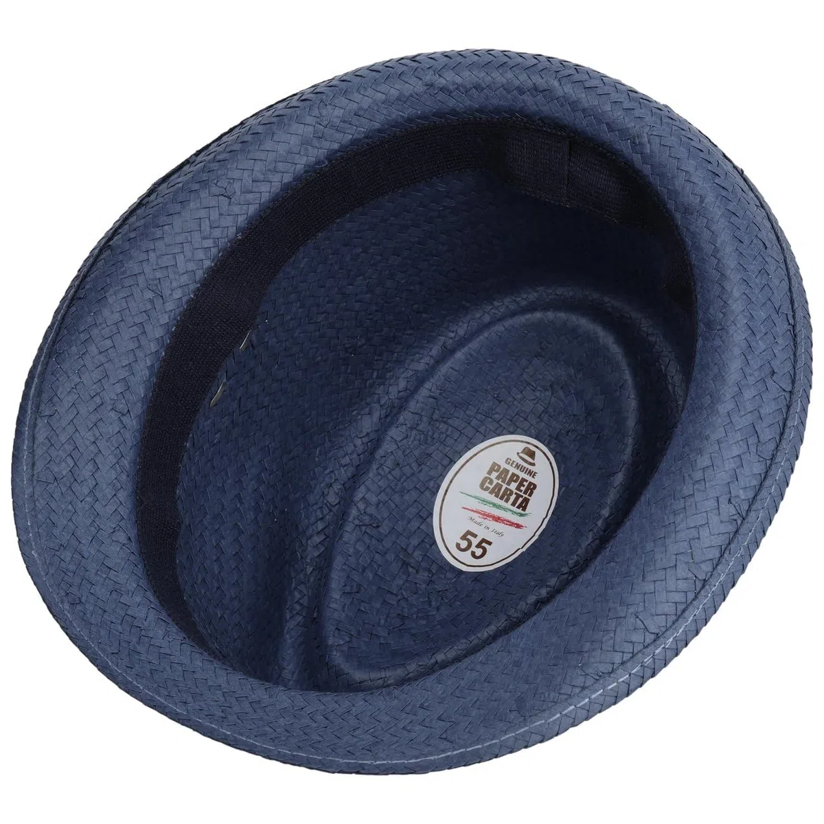 LIPODO Málaga Cappello Trilby Forma Classica Paglia Fascia Unicolore Made in Italy Unisex Primavera Estate