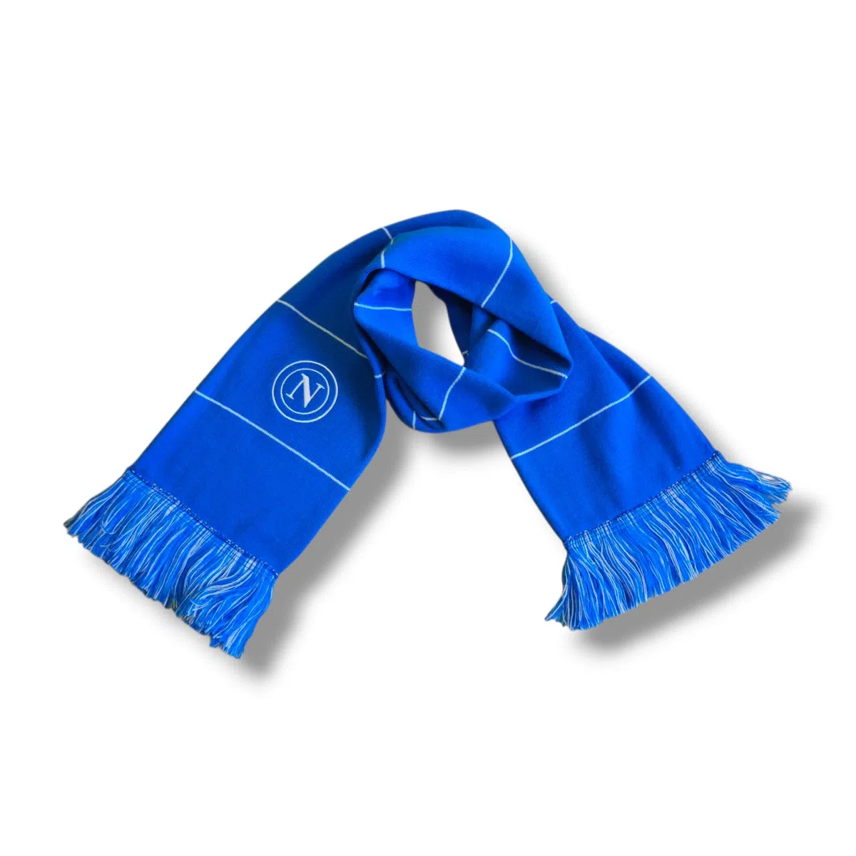 SSC Napoli, sciarpa 100% ufficiale, Azzurro, Bianco, Blu, Vari modelli e tessuti
