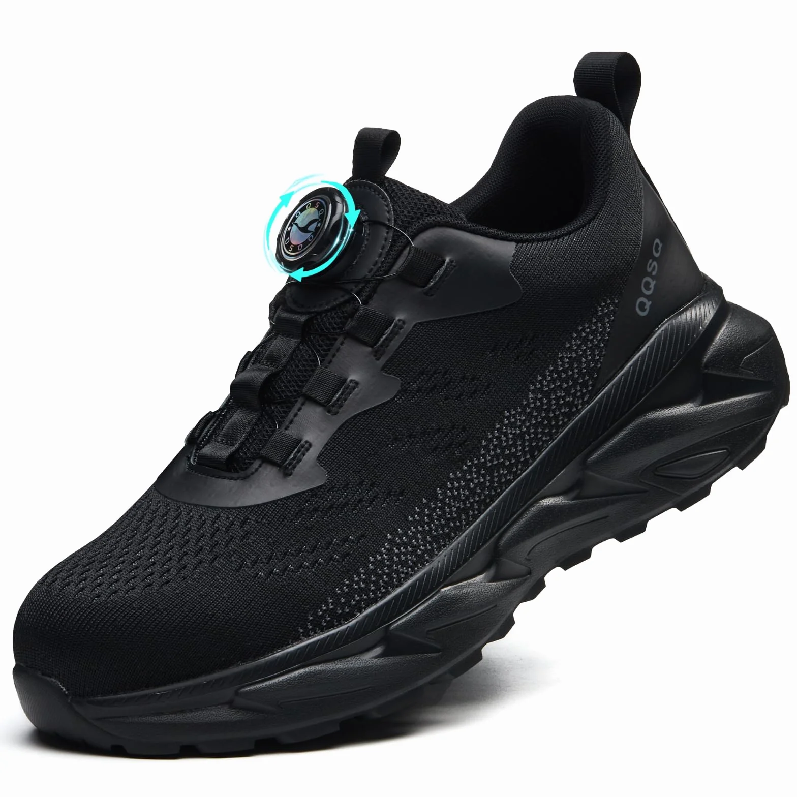 Scarpe Antinfortunistiche Uomo Scarpe da Lavoro Donna Leggere Traspiranti Comode Sneakers Antiscivolo Scarpe Sicurezza con Punta in Acciaio Regolazione Rapida dei Lacc