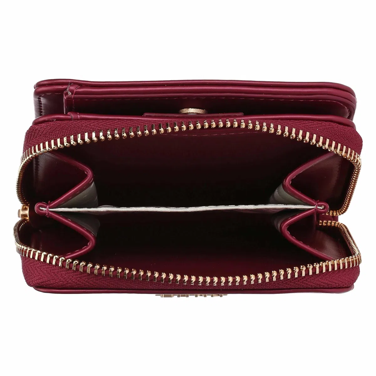 THUN - Portafoglio cherry piccolo - ecopelle - Collezione Sempre con me - 10,6 x 3 x 9,5 cm