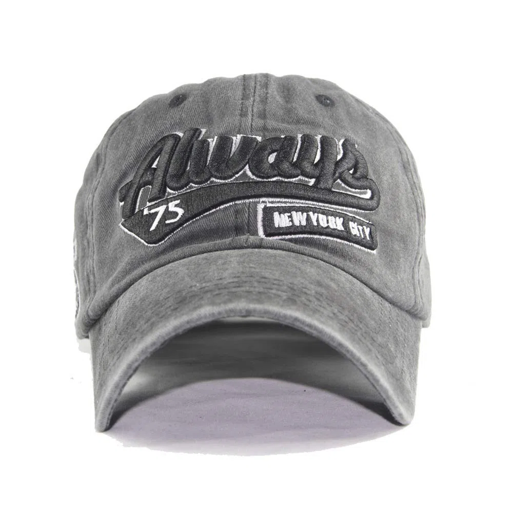 Yutdeng Cappello Uomo New York Vintage Cappellino Ricamo Berretto da Baseball Hip Hop Sport Cappellino retrò Cappellini con Visiera Ciclismo Running Donna Baseball cap