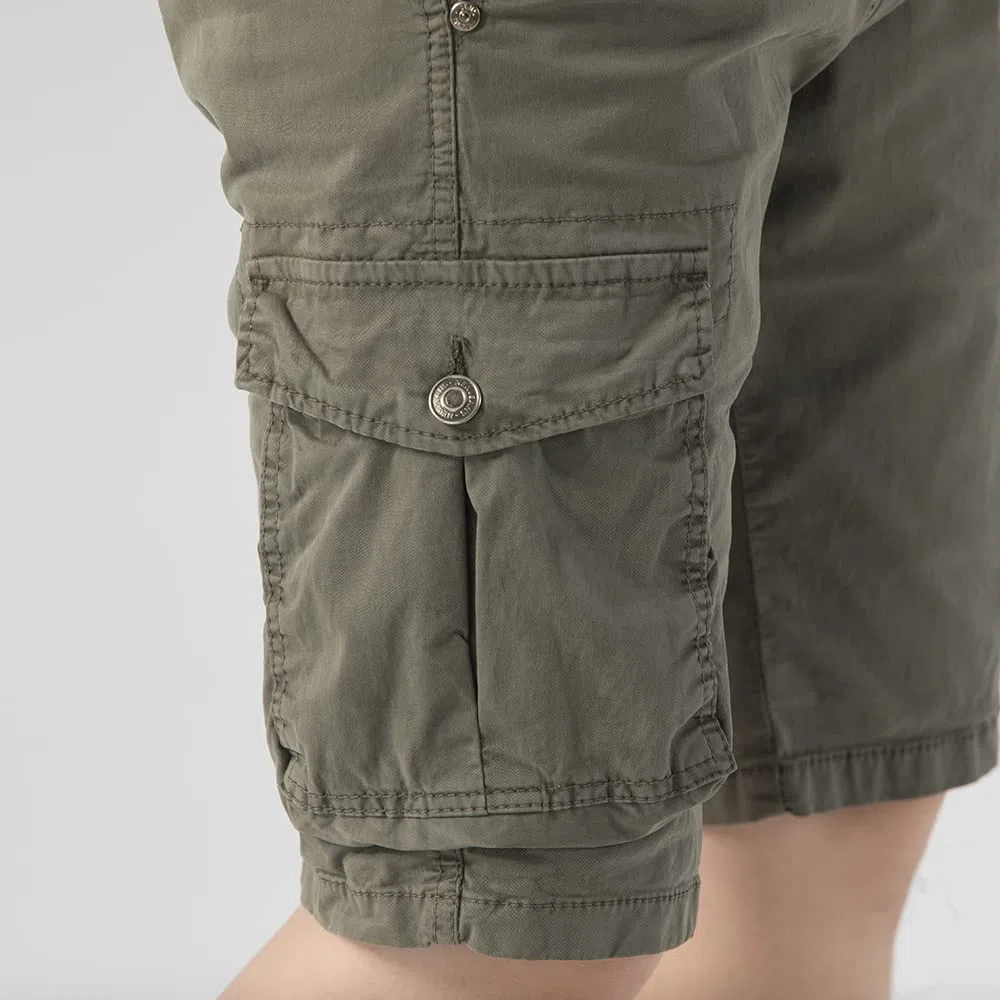 TONY BACKER Pantaloncini Cargo Uomo Shorts Cotone Multi-Tasca Pantaloni Corti F1586