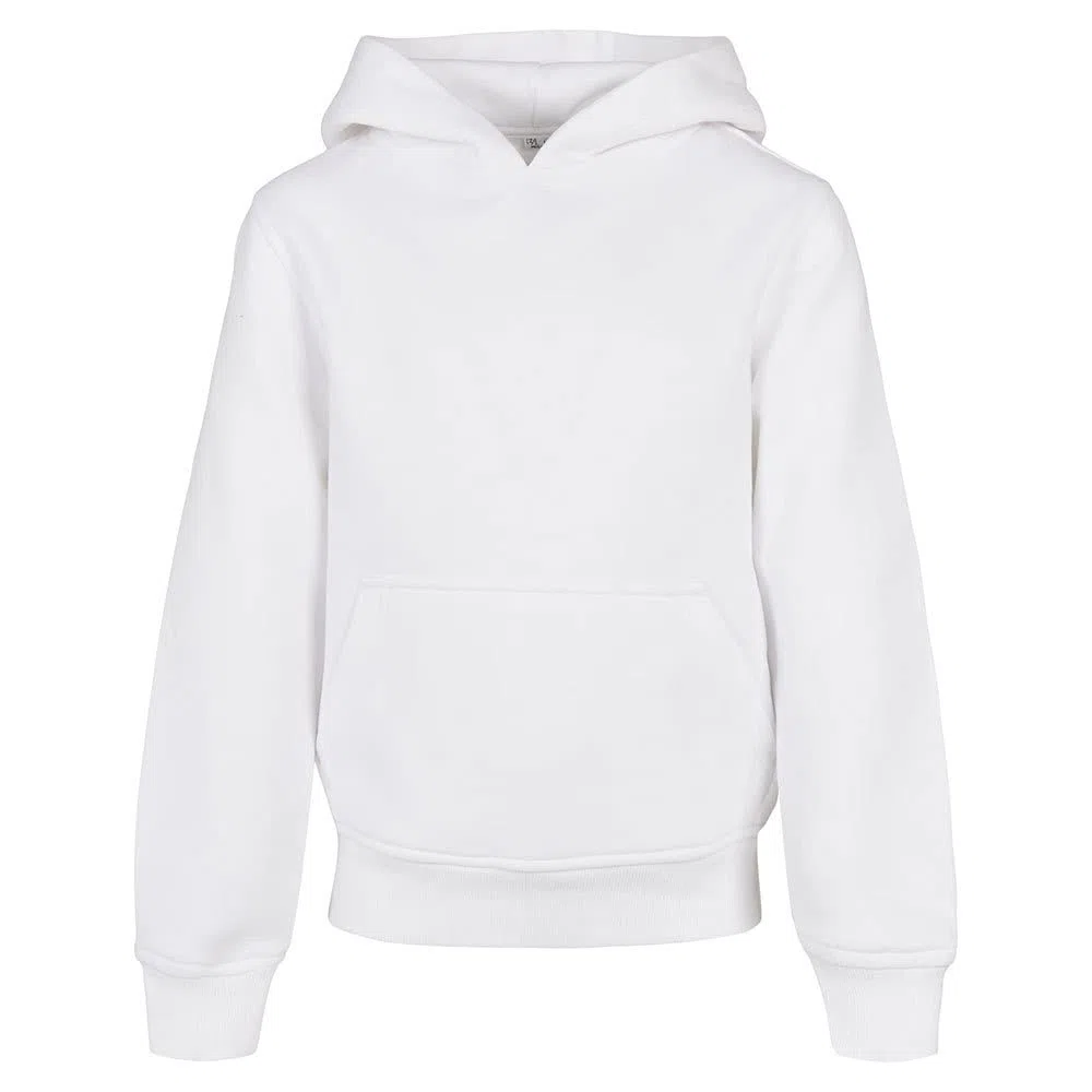 Build Your Brand By185-organic Basic Kids Hoody Felpa con Cappuccio Bambini e Ragazzi (Pacco da 1)