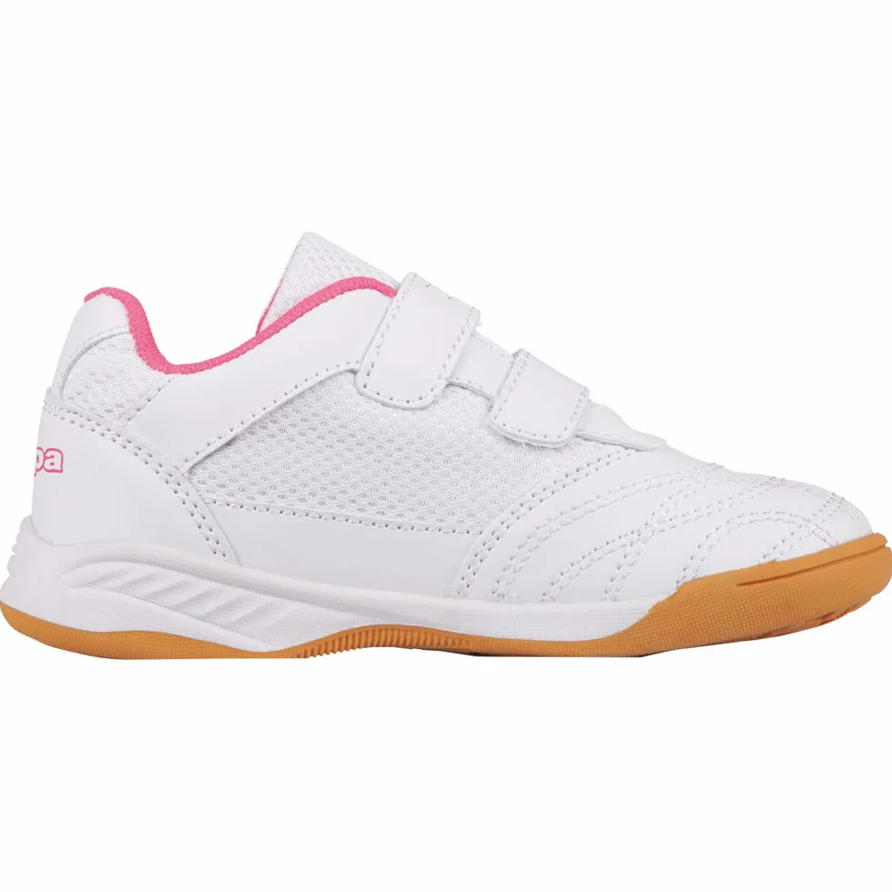 Kappa Kickoff T Unisex Kids Scape per sport indoor Bambine e ragazze White L'Pink 40 EU