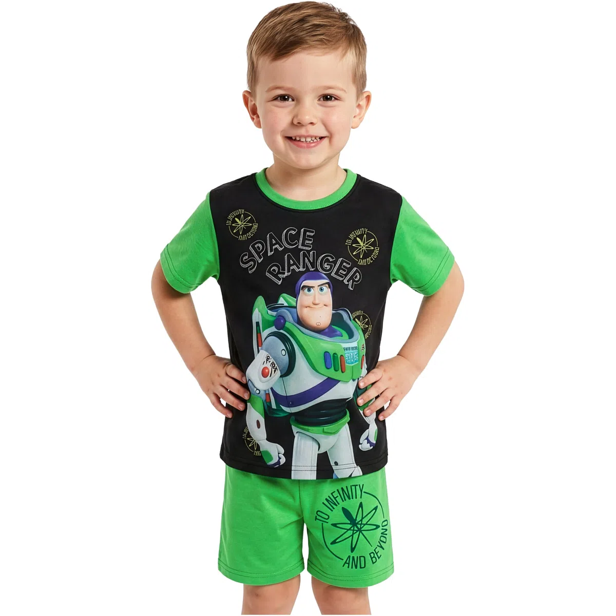 Get Trend Disney Lightning McQueen | Buzz Lightyear | Bluey Pigiama Bambino, 2 Pacco Pigiami Estivi Bambini Manica Corta, Idee Regalo Ragazzo