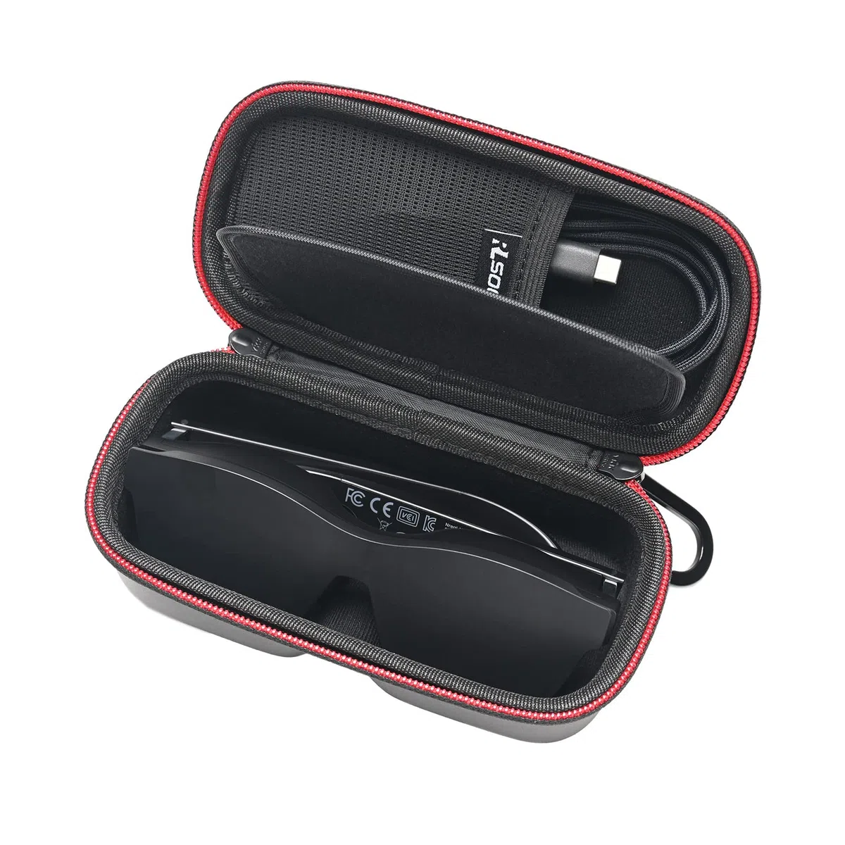 RLSOCO Custodia per Xreal One AR/Air 2 /Air AR & per RayNeo Air 2 AR Occhiali, Smart Glasses