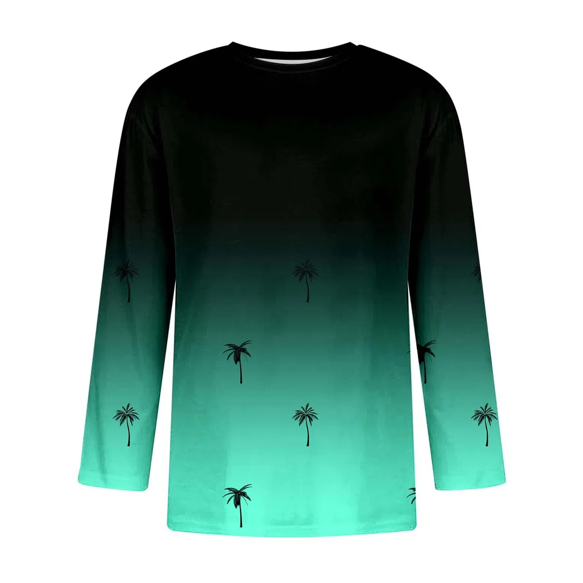 Maglietta da uomo a maniche a 3/4, alla moda, con scollo rotondo, estivo, da rugby, leggera, larga, traspirante, casual, da corsa