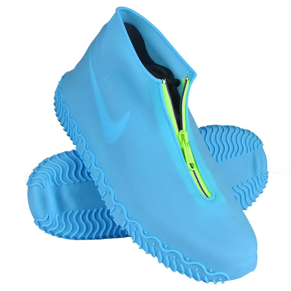 Impermeabile Copriscarpe, Copriscarpe Antiscivolo con Suola Antiscivolo Rinforzata, Copriscarpe Riutilizzabili Pieghevole per Le Giornate Di Pioggia e Neve