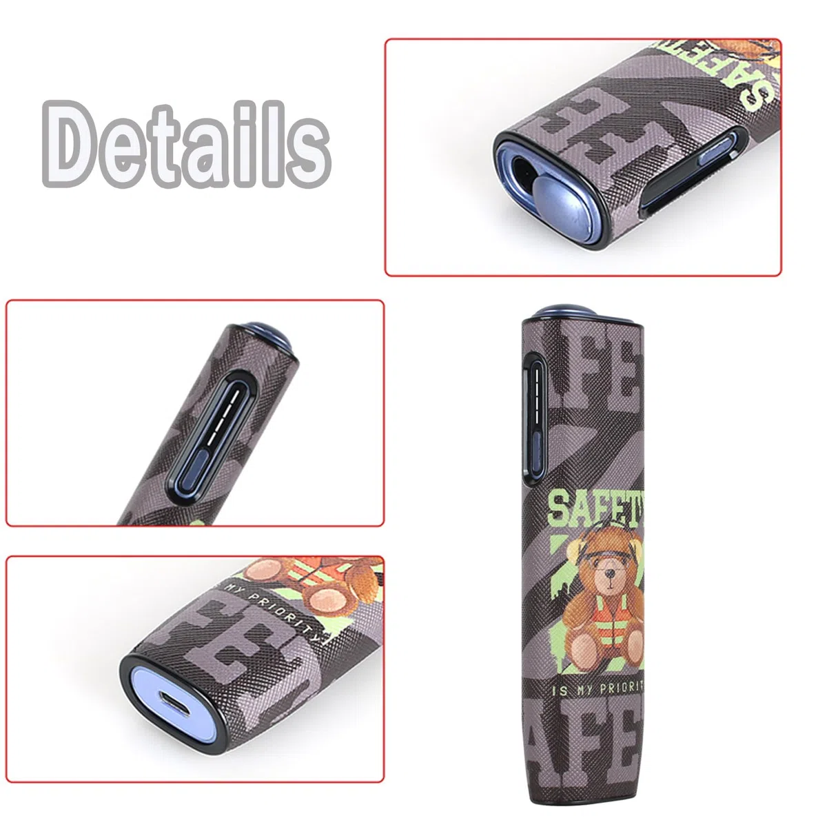 Custodia protettiva compatibile con custodia iqos, compatibile con iluma i one cover in pelle PU, design grazioso, protezione dai graffi, accessorio starter set di protezione (viola)