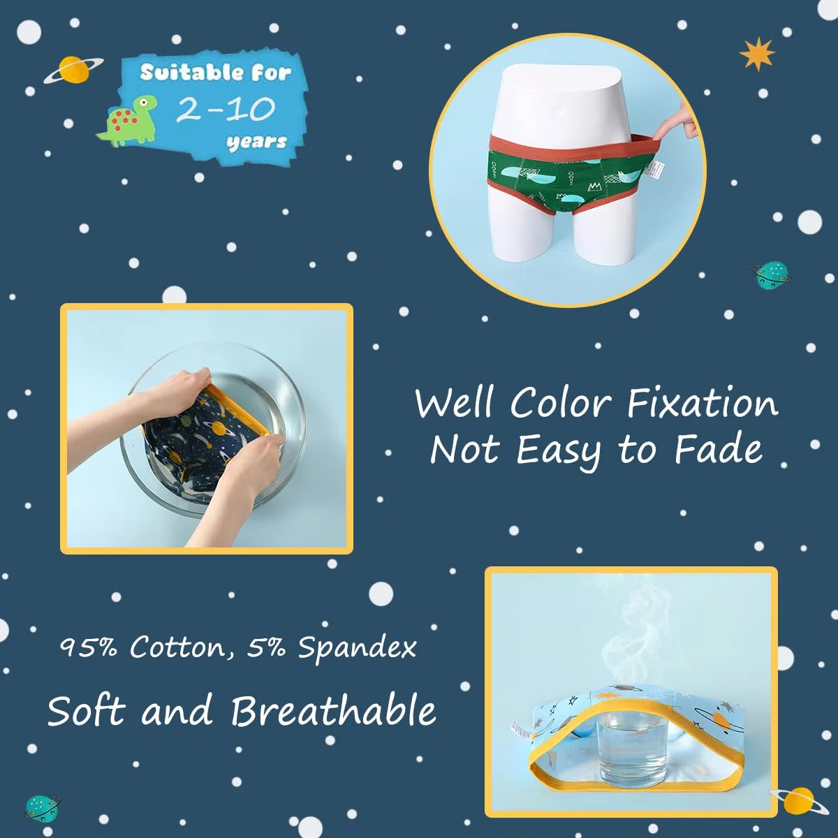 Piccoli Ragazzi Maglioni di Cotone 8 Pack Baby Panties Bambini Bambino per 3-10 Anni Assortiti Cartoon Morbido Brief Biancheria Intima