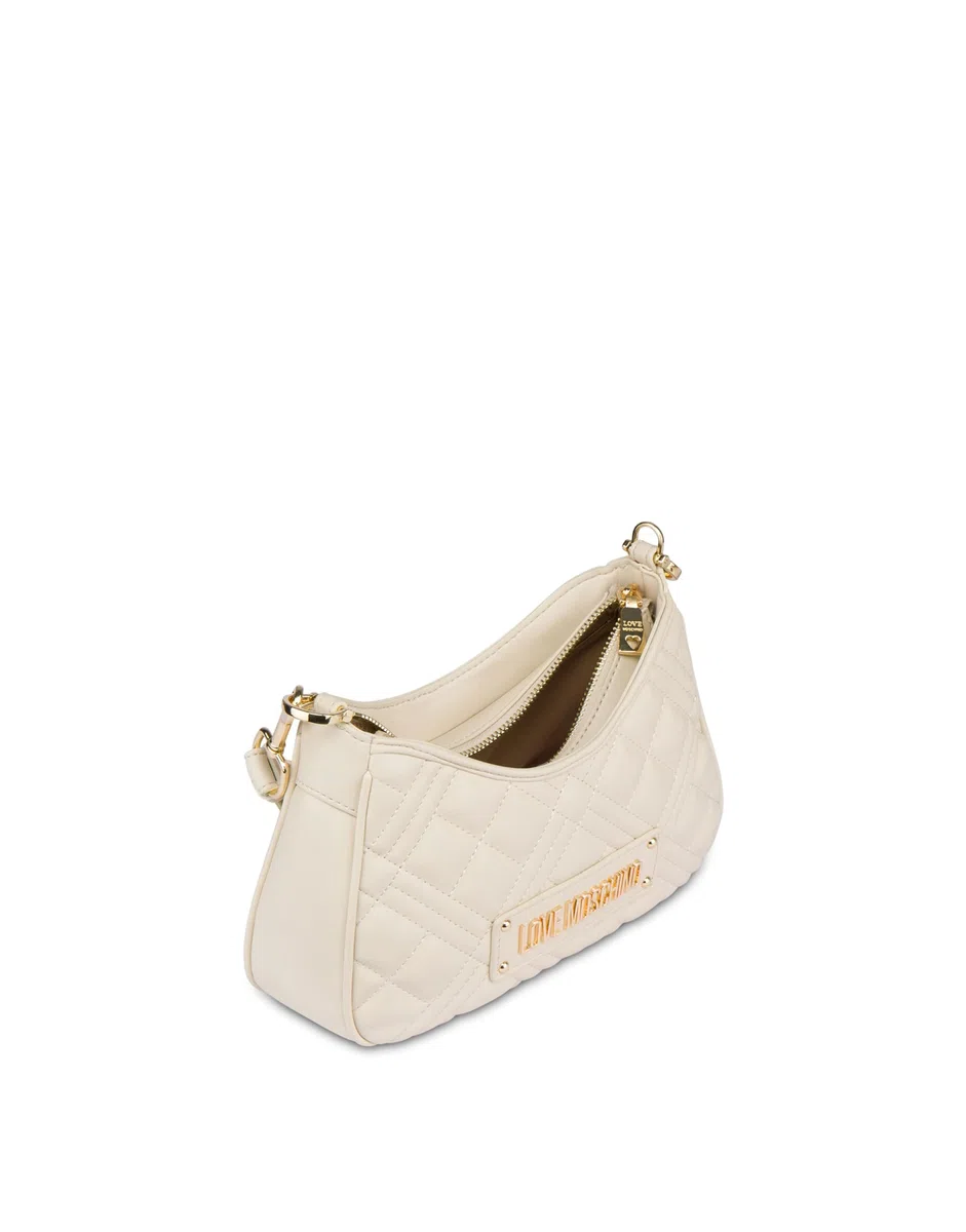 Love Moschino BORSA QUILTED PU AVORIO