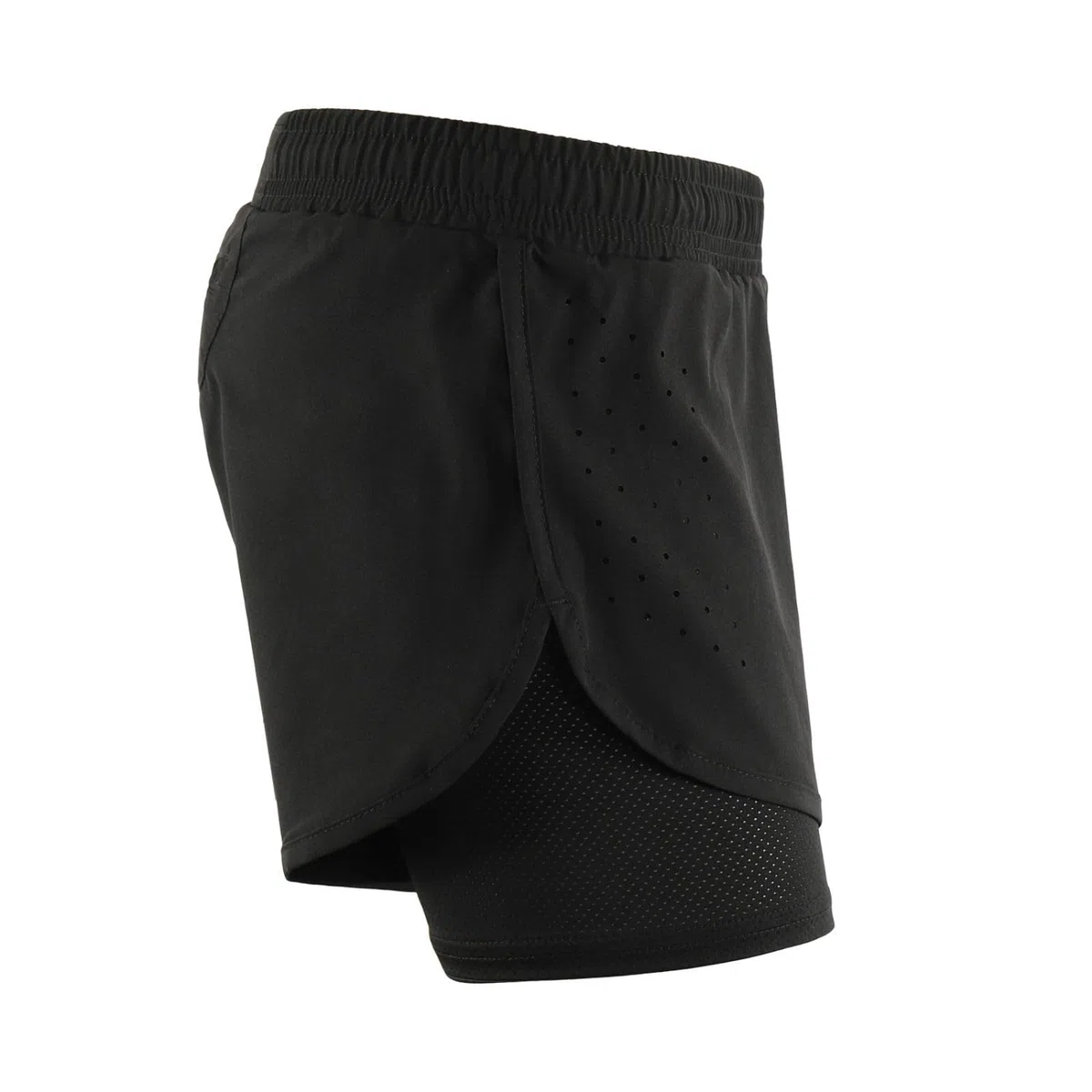 Mesing Pantaloncini Sportivi Running Donna 2 in 1 Estate Pantaloni Corti Palestra Corsa Lacci Traspirante Allenamento Sport Shorts