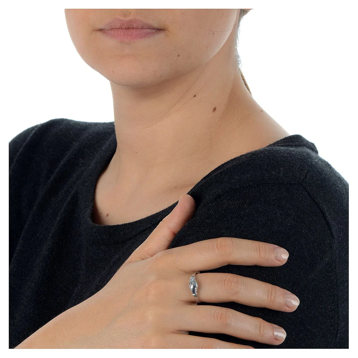 Holyart Anelli vari: Anello Argento 925 Santa Rita, 16 mm (0.63 inc.) - EU/IT 10