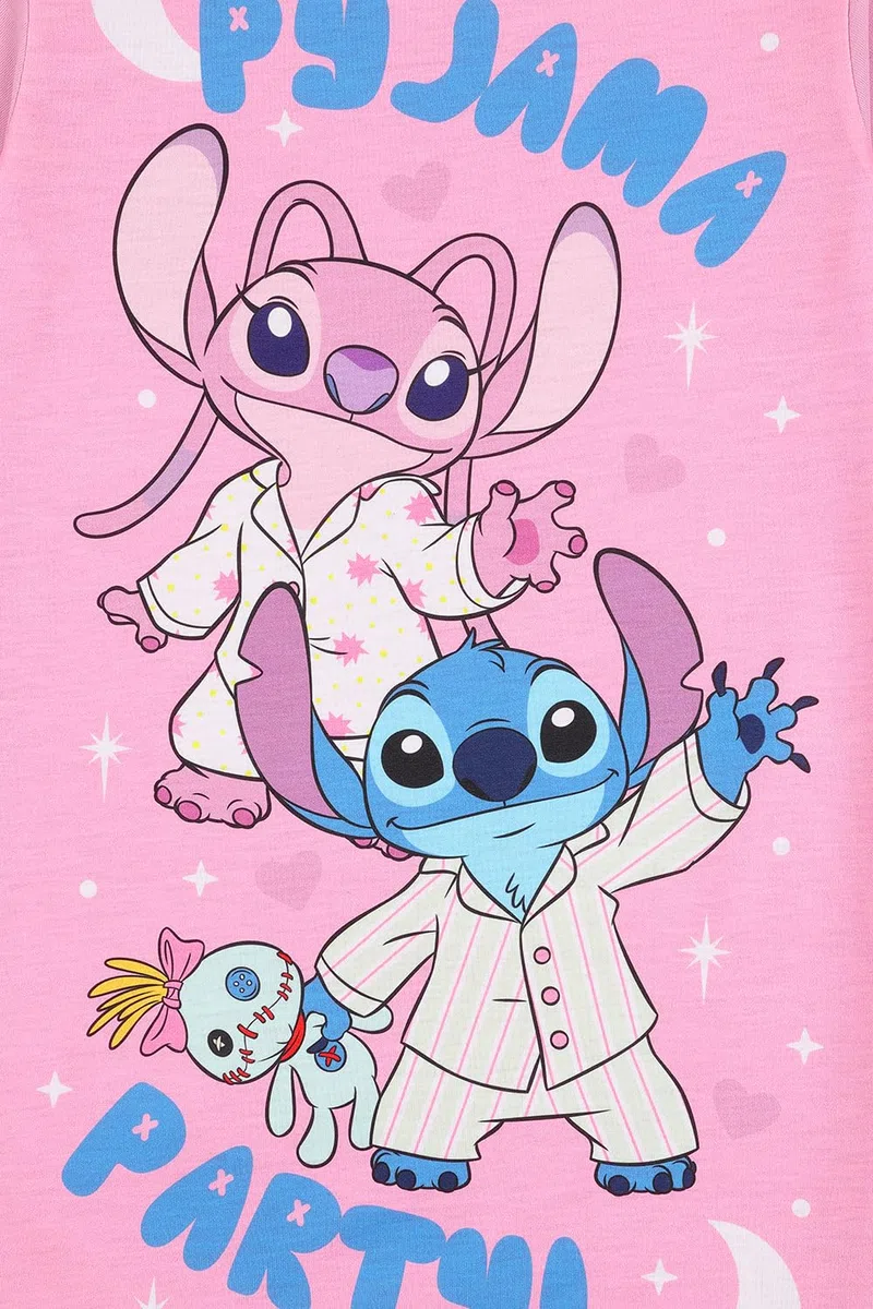 Disney Stitch and Angel, camicia da notte per bambine, motivo Lilo e Stitch