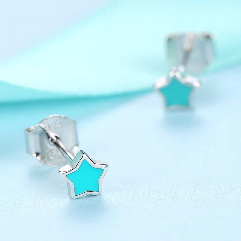 Orecchini in Argento 925 Rodiato Bimba Ragazza