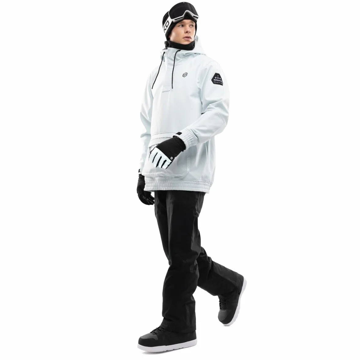 SIROKO - Giacca da Snowboard con Tasca a Marsupio W3 Shiga