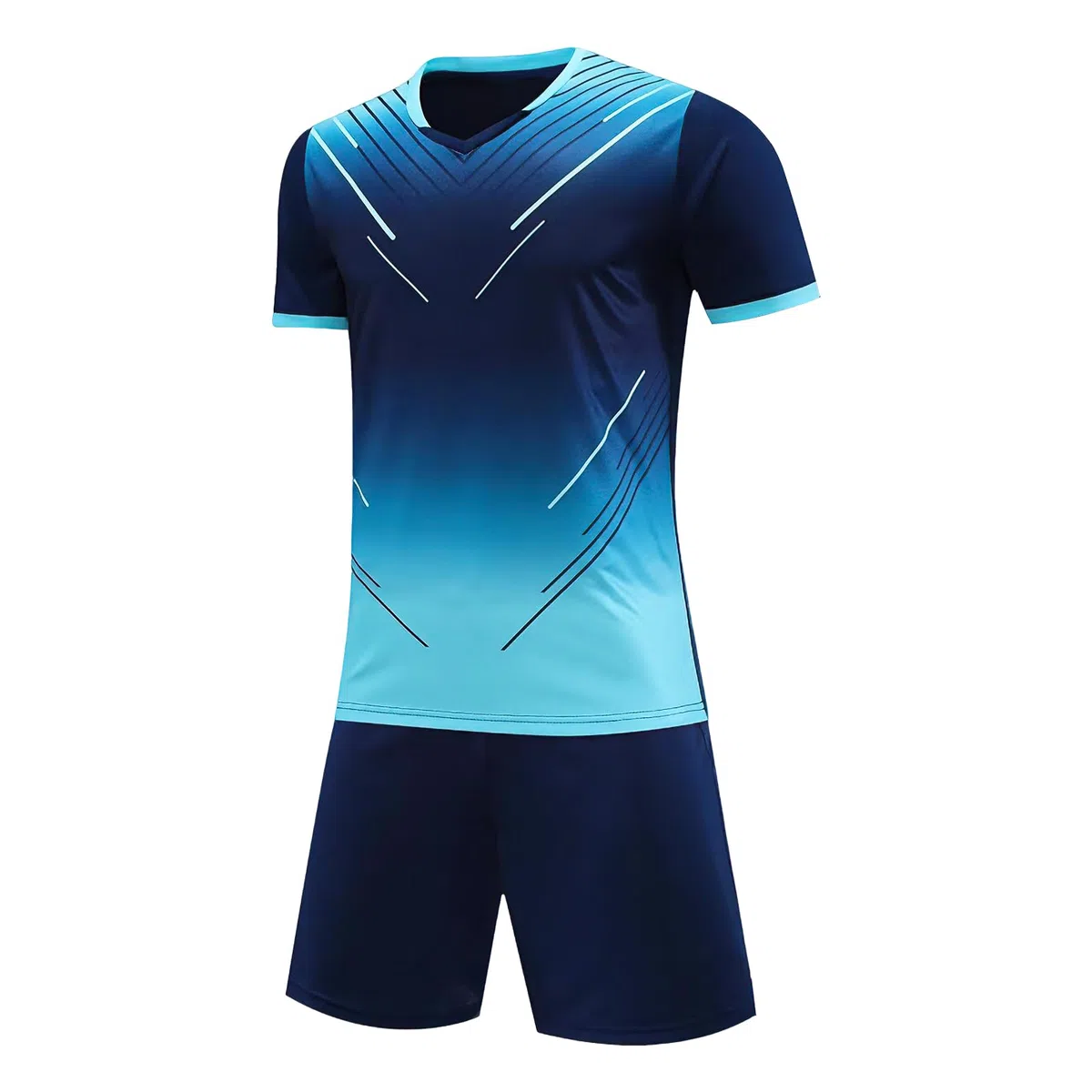 Maglia da Calcio Ragazzi Asciugatura Rapida 2 Pezzi Traspirante Leggero Abbigliamento Sportivo per Bambini 7-13 Anni
