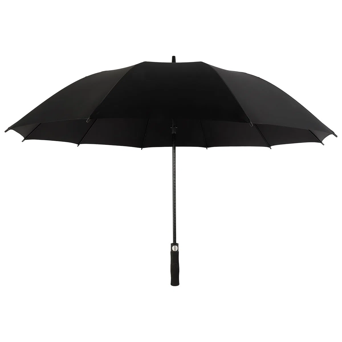 A2ZWORLD Ombrello Grande Nero, Antivento, Robusto e Resistente, Ombrello Grande Elegante, 10 Stecche Rinforzate, Apertura 123cm, Per 2 Persone