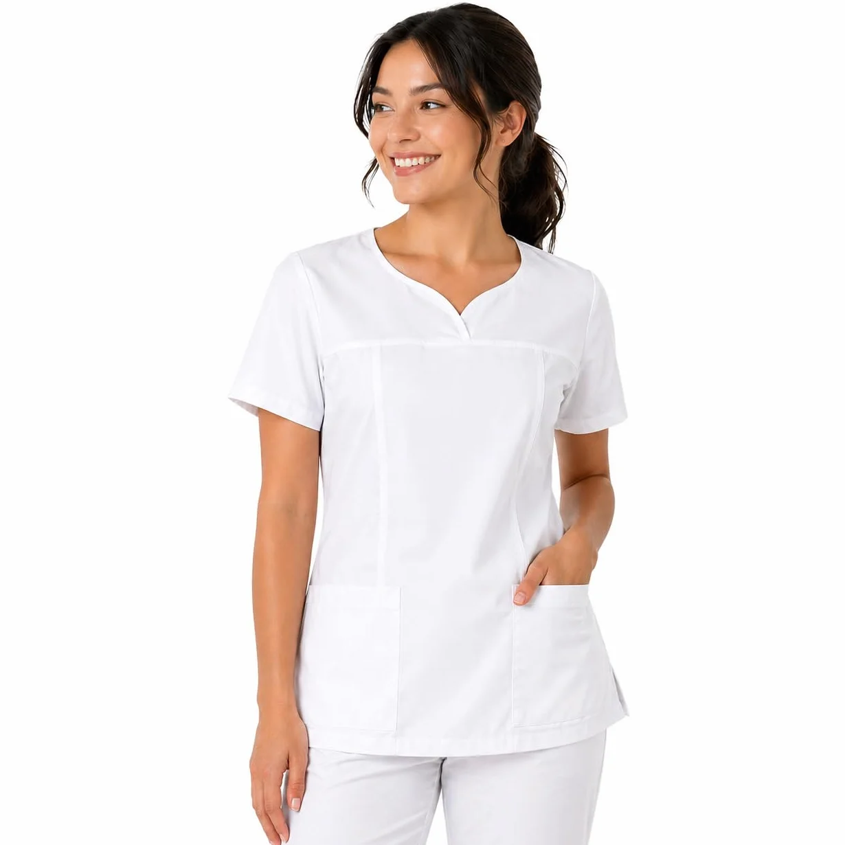 B-well INES - Casacca da donna a maniche corte con scollo a V